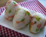枝豆鮭チーズで鮮やかおにぎり作り方4写真