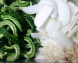 ゴーヤとサバ缶でお総菜カレー作り方1写真