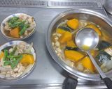 娘の給食のレシピ(^q^)南瓜の含め煮☺作り方6写真