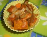お弁当に! かぼちゃの焼きカレー風★作り方5写真