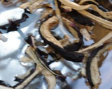 干し茄子と油揚げの卵とじ作り方2写真