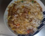 レンジ簡単中華風シーフードレモン味炒飯弁当作り方9写真