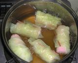 魚肉ソーセージのキャベツロール煮作り方4写真
