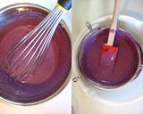 たっぷりブルーベリーのレアチーズケーキ作り方10写真