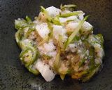 叩き長芋の梅酢和え作り方5写真