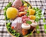 キャラ弁に◎さつま芋君と焼き芋ちゃん◎作り方2写真