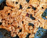 簡単ランチ！法蓮草と新玉ねぎの豚丼作り方5写真