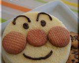 シフォンケーキとクッキーでアンパンマン♫作り方2写真