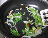たことわさび菜のピリ辛パスタ作り方4写真