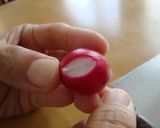 ✿ラディッシュで花手鞠飾り作り方3写真