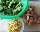 カレー味のきれい色炒め作り方2写真