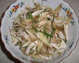蒸し鶏とみょうがのゆず胡椒和え作り方5写真
