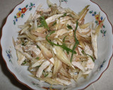 蒸し鶏とみょうがのゆず胡椒和え作り方5写真