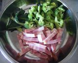 いつものクリームパスタ作り方1写真