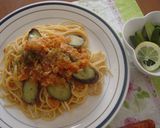 完熟トマトのパスタ作り方7写真