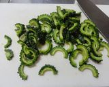 中華あんかけ風 ゴーヤチャンプル作り方1写真