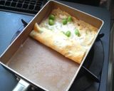 お弁当に♪❤枝豆・チーズの卵焼き❤作り方5写真