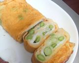 お弁当に♪❤枝豆・チーズの卵焼き❤作り方12写真