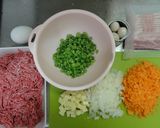 うずらの卵で☆小さなミートローフ作り方1写真