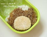 簡単キャラ弁＊そぼろクマちゃん。作り方3写真