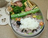 キャラ弁☆ふわふわヒツジのお弁当作り方5写真