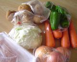 野菜いっぱいカレー(冷蔵庫のあり合わせ)作り方1写真