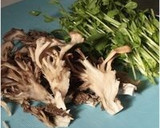 きのこと豆苗のゴマヨ和え作り方1写真