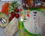 ☆キューピーうまみ肉味噌風で絶品生春巻☆作り方1写真