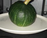 南瓜とグリーンピースのココナツミルク煮作り方1写真