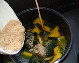 南瓜とグリーンピースのココナツミルク煮作り方4写真