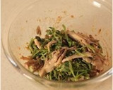 きのこと豆苗のゴマヨ和え作り方4写真