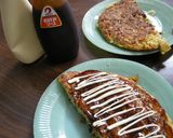 たっぷりキャベツのお好み焼きオムレツ作り方5写真
