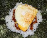 目玉焼きdeおにぎり♪作り方6写真