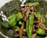 しし唐と舞茸のきんぴら作り方6写真