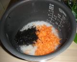 鉄分たっぷり　ひじき人参ご飯　離乳食後期作り方3写真