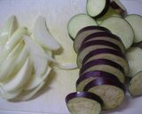 茄子のピリ辛肉味噌風グラタン作り方1写真