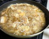 丼にも！豆腐と揚げ玉のトロトロ煮作り方3写真