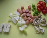 おつまみに♪ごろごろクリームチーズフラン作り方1写真