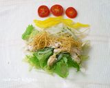 野菜たっぷり♪棒棒鶏パリ麺サラダ生春巻き作り方6写真