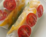 野菜たっぷり♪棒棒鶏パリ麺サラダ生春巻き作り方7写真