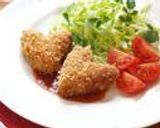 ハートいっぱいのひとくちとんかつ作り方4写真