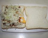 目玉焼き☆ソースキャベツ☆サンドイッチ♪作り方7写真