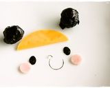 *キャラ弁*ハロウィン★黒猫頭巾の女の子作り方4写真
