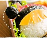 *キャラ弁*ハロウィン★黒猫頭巾の女の子作り方5写真