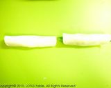 餃子の皮ｄｅオクラチーズ巻き作り方2写真