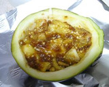 茄子の肉味噌風チーズ焼き作り方3写真