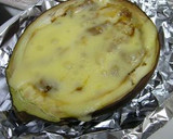 茄子の肉味噌風チーズ焼き作り方4写真