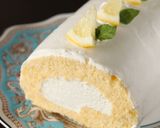 ヨーグルトクリームのロールケーキ作り方12写真