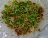 肉味噌でライスピザ作り方4写真