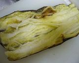 焼き茄子の味噌肉のせ作り方1写真